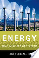 Energy: What Everyone Needs to Know(r) (Goldemberg Jose)(Paperback)