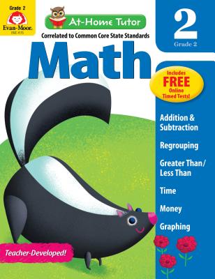 At Home Tutor Math, Grade 2 (Evan-Moor Educational Publishers)(Paperback)