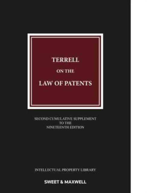 Terrell on the Law of Patents (QC Douglas Campbell)(Paperback / softback)