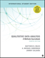 Qualitative Data Analysis - International Student Edition - A Methods Sourcebook (Miles Matthew B.)(Paperback / softback)