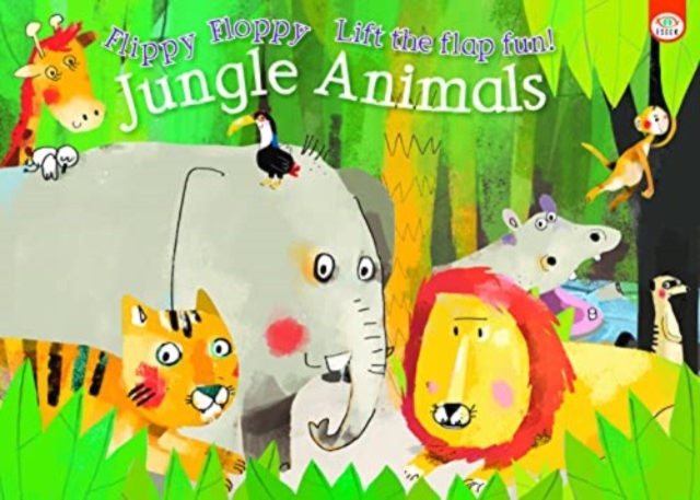Flippy Floppy Jungle Animals (Poitier Anton)(Board book)