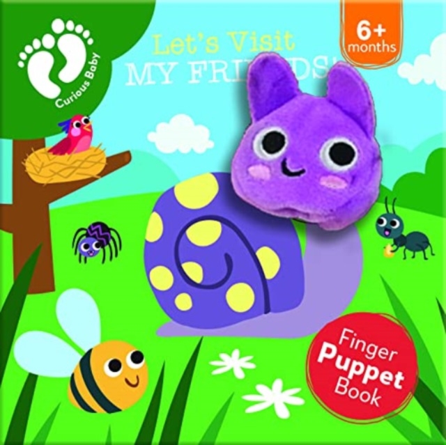Let's Visit My Friends (Curious Baby Finger Puppet) (Buckens Louise)(Board book)