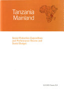 Social Protection Expenditure and Performance Review and Social Budget, Tanzania Mainland(Paperback / softback)
